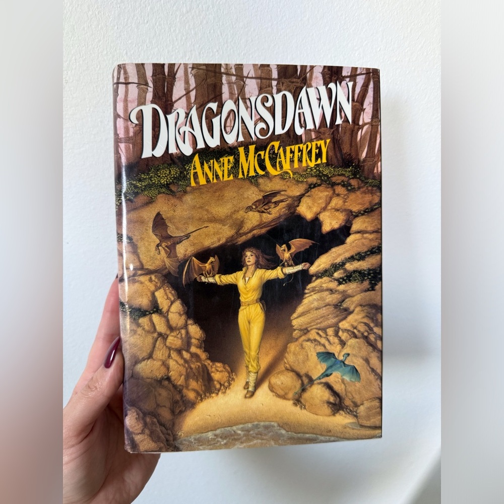 DRAGONSDAWN BY ANNE MCCAFFREY- HARDCOVER BOOK
